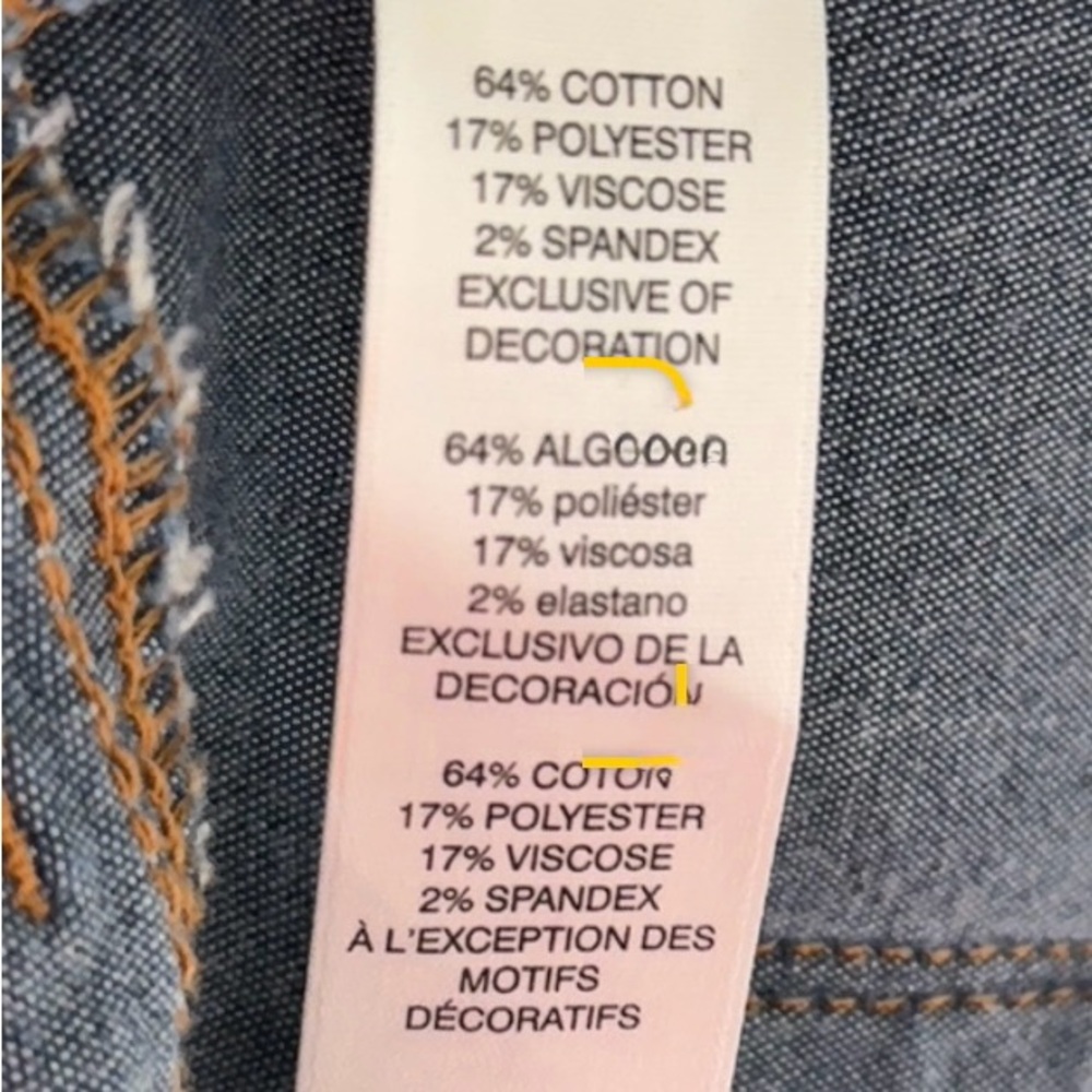 Denim Knee-Length Pencil Skirt - Chico's size 2 (US 12) - Picture 4 of 4